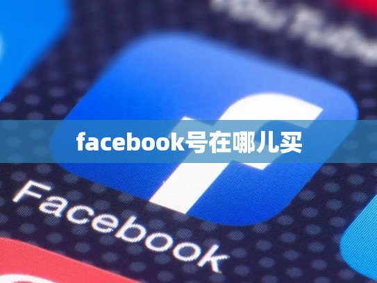 facebook号在哪儿买