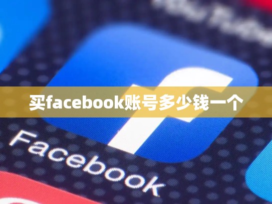 买facebook账号多少钱一个