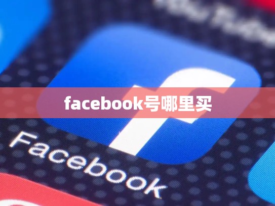 facebook号哪里买
