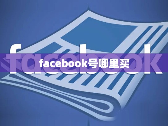 facebook号哪里买