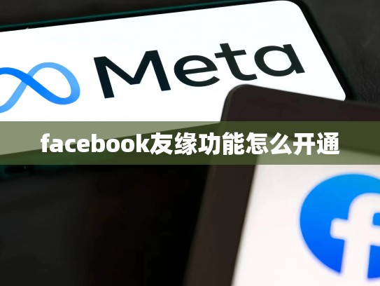 facebook友缘功能怎么开通