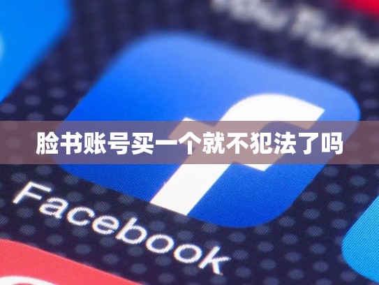 脸书账号买一个就不犯法了吗
