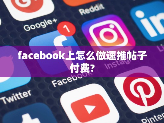 facebook上怎么做速推帖子付费?
