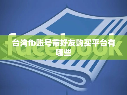台湾fb账号带好友购买平台有哪些