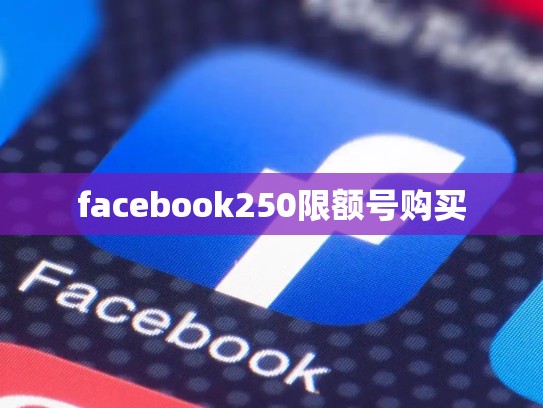 facebook250限额号购买