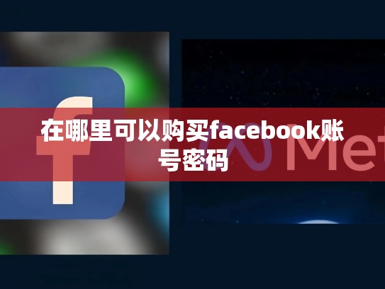 在哪里可以购买facebook账号密码
