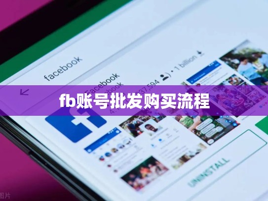 fb账号批发购买流程
