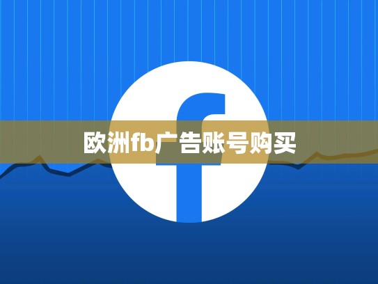 欧洲fb广告账号购买