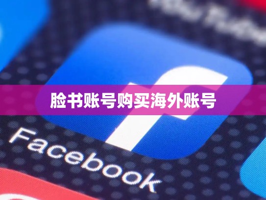 脸书账号购买海外账号