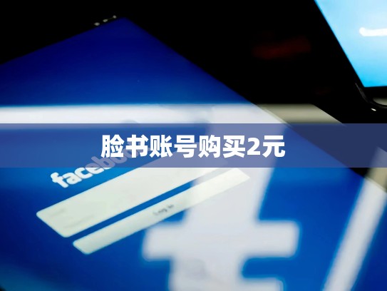 脸书账号购买2元